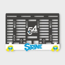 Pi Dekorasyon Şirine 3D Kabartmalı Pleksi Motor Plakalığı -1