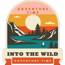 Sticker Dizayn Vahşi Doğa Sticker - 4x4 Offroad Kamp Camping Sticker - Araba Oto Karavan Motosiklet Cam Sticker - 00116