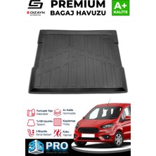 Modifiyecim  Ford Courier 3D Pro Bagaj Havuzu 2014-2024 A+ Kalite 3BH-SDZ057