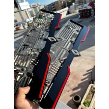 Pi Dekorasyon Renault Lip Uyumlu Model Pleksi Plakalık