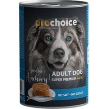 Üreticiniz Pro Choice Adult Sardunya ve Hamsili Yetişkin Köpek Konservesi 1 Adet 400 gr 481348