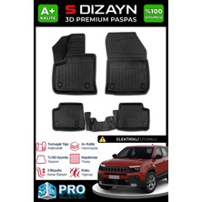 Modifiyecim  Jeep Avenger 3D Pro Havuzlu Paspas 2023 Üzeri A+ Kalite 3DS-SDZ132