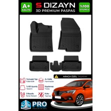 Modifiyecim  Renault Taliant 3D Pro Havuzlu Paspas 2021 Üzeri A+ Kalite 3DS-SDZ205