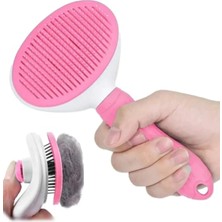 Feyza Design Otomatik Temizlenen Tüylü Evcil Hayvan Fırçası, Pratik ve Hassas Kullanım