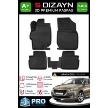 Modifiyecim  Peugeot 301 3D Pro Havuzlu Paspas 2013 Üzeri A+ Kalite 3DS-SDZ058