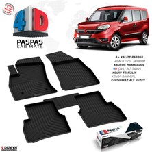 Modifiyecim  Fiat Doblo 4d Havuzlu Paspas 2010 ve Üzeri A+Kalite 4DS-84926