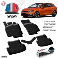 Modifiyecim  Vw Polo 6 4d Havuzlu Paspas 2017-2021 A+Kalite 4DS-82374