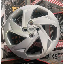 Yk Hyundai I20 Uyumlu 15 Inç Jant Kapağı 4'lü Takım Amblem Hediyeli