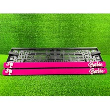 Pi Dekorasyon Vice City Pembe 3D Kabrtmalı Pleksi Araba Plakalığı 1 Takım