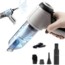 MHT Taşınabilir El Süpürgesi - Güçlü Çekiş, Üfleme Fonksiyonlu Araç ve Ev Süpürgesi