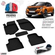Modifiyecim  Peugeot 2008 4d Havuzlu Paspas 2019-2023 A+Kalite 4DS-96616