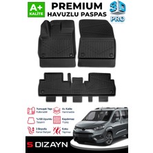 Modifiyecim  Toyota Proace City 3D Pro Havuzlu Paspas 2018 Üzeri A+ Kalite 3DS-SDZ018