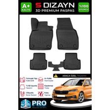 Modifiyecim  Skoda Fabia 4 3D Pro Havuzlu Paspas 2021 Üzeri A+ Kalite 3DS-SDZ074