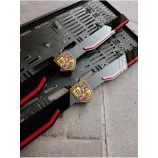 Pi Dekorasyon Plakalık Lazer Kesim Pleksi (2 Adet) Porsche Ki?şi?ye Özel Plakalik|i?si?me Özel Plakalik