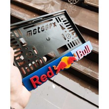 Pi Dekorasyon Motor Plakalık Red Bull Takmatik Pleksi 3D Kabartma Lazer Kesim Uyumlu