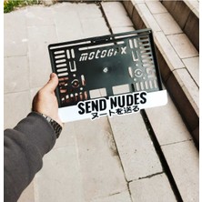 Pi Dekorasyon Motorsiklet Plakalık Send Nudes Lazer Kesim Pleksi | Isimli Plakalık | Kişiye Özel Plakalık |
