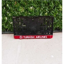 Pi Dekorasyon Kare Plakalık Turkısh Aırlınes Kırmızı Takmatik Lazer Kesim Pleksi ( 1 Adet )