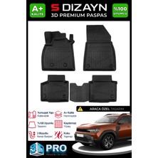 Modifiyecim  Renault Duster 4x2 3D Pro Havuzlu Paspas 2024 Üzeri A+ Kalite 3DS-SDZ172