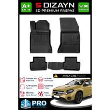 Modifiyecim  Mercedes Gla 3D Pro Havuzlu Paspas 2014-2019 A+ Kalite 3DS-SDZ258