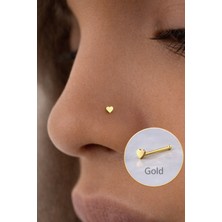 Sacce Scarves & Accessories Mini Kalpli 316 L Çelik Hızma Gold Renk