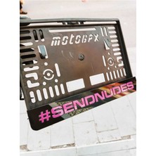 Pi Dekorasyon Motor Plakalık " Sendnudes ''takmatik Lazer Kesim Pleksi ( 1 Adet )