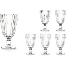 Mikasa Moor Kristal Kesimli 6lı Ayaklı Cam Bardak 210ML P387.117068
