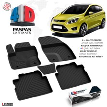 Modifiyecim  Ford C-Max 4d Havuzlu Paspas 2010-2019 A+ Kalite 4DS-01321