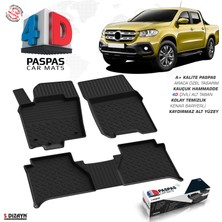 Modifiyecim  Mercedes X-Class 4d Havuzlu Paspas 2017-2020 A+Kalite 4DS-84882