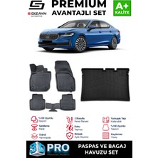 Modifiyecim  Skoda Superb 3D Pro Havuzlu Paspas ve Bagaj Havuzu Seti (2'li Set) 2024 Üzeri A+ Kalite 3SET-SDZ151