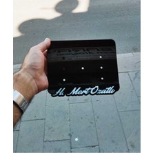 Pi Dekorasyon Bisiklet Plakalık Kişiye Özel Lazer Kesim Peksi 12*18CM