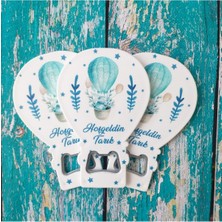 PremiumPort Hoşgeldin Bebek Filli Balon Magnet Açacak 25 Adet, Renkli ve Eğlenceli Set