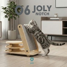 Mamapetz Joly Notch Kedi Ahşap Oyun Alanı ve Tırmanma Keçesi