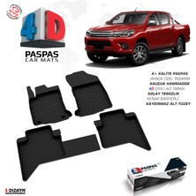 Modifiyecim  Toyota Hilux 8 4d Havuzlu Paspas 2015-2022 A+Kalite 4DS-20042