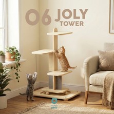 Mamapetz Joly Tower Kedi Tırmanma Kulesi