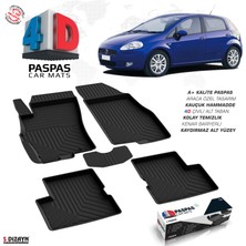Modifiyecim  Fiat Grande Punto 4d Havuzlu Paspas 2006-2018 A+Kalite 4DS-84929