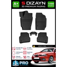 Modifiyecim  Seat Ibiza 3D Pro Havuzlu Paspas 2008-2017 A+ Kalite 3DS-SDZ293