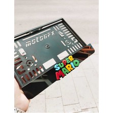 Pi Dekorasyon Motorsiklet Plakalık Lazer Kesim Pleksi| Isimli Plakalık |kişiye Özel Plakalık| Mario