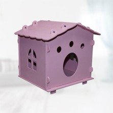 Feyza Design Şık Ahşap Kedi Evi ve Yatağı, Sıcacık ve Rahat Tasarım