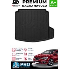 Modifiyecim  Renault Megane 4 Sedan 3D Pro Bagaj Havuzu Sağ Kulaklı 2016 Üzeri A+ Kalite 3BH-SDZ025-SA