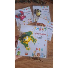 PremiumPort Renkli Kartlı Figürlü Çikolata Seti, Tatil ve Doğum Günü Hediye Seçenekleri