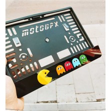 Pi Dekorasyon Motor Plakalık Pacman Lazer Kesim Pleksi ( 1 Adet )