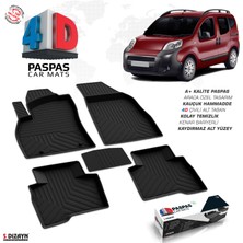 Modifiyecim  Citroen Nemo 4d Havuzlu Paspas Siyah 2008-2017 A+Kalite 4DS-84925
