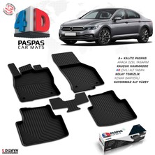Modifiyecim  Vw Passat B8.5 4d Havuzlu Paspas 2019-2023 A+Kalite 4DS-86545