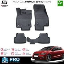 Modifiyecim  Seat Leon 3D Pro Havuzlu Paspas 2012-2020 A+ Kalite 3DS-SDZ010