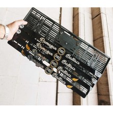 Pi Dekorasyon Plakalık Lazer Kesim Pleksi Kişiye Özel Isimli ( 2 Adet )