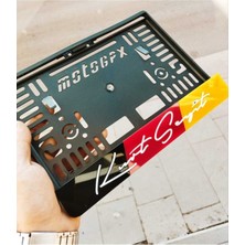 Pi Dekorasyon Motor Plakalık Alman Bayraklı Kişiye Özel Isimli Takmatik Lazer Kesim Pleksi ( 1 Adet )