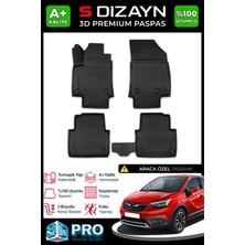 Modifiyecim  Opel Crossland x 3D Pro Havuzlu Paspas 2020 Üzeri A+ Kalite 3DS-SDZ110