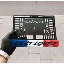 Pi Dekorasyon Motor Plakalık Fransız Bayraklı Kişiye Özel Isimli Takmatik Lazer Kesim Pleksi ( 1 Adet )