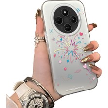 Ucuc Redmi 14C Uyumlu Sert Akrilik Arka Silikon Kenar Lens Koruma Kılıf Zaferi Kutlama Temalı