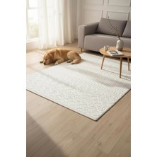 Santiva Home Krem Sisal Bukle Dokuma Makine Halısı Saçaklı Salon Oturma Çocuk Odası Yolluk Dokuma Makine Halısı